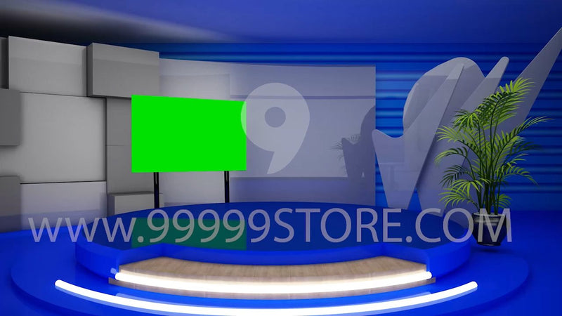 Virtual Studio Sets Virtual Set Green Screen 4K - COMBO VOL 13 GREEN SCREEN 99999Store