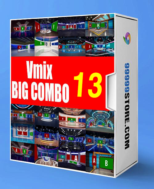 Virtual Studio Sets VMIX - SUPER COMBO 4K - VOL.13 vmix-partner 99999Store