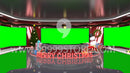 Virtual Studio Sets Virtual Set Green Screen 4K -Christmas 04 GREEN SCREEN 99999Store