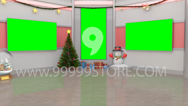 Virtual Studio Sets Virtual Set Green Screen 4K - SUPER COMBO 4K - VOL 06 GREEN SCREEN 99999Store