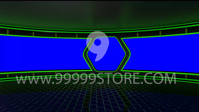 Cleared Greenscreen Virtual Set Green Screen 4K - Clear Perspective – 99999STORE