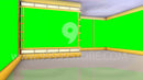 Virtual Studio Sets Virtual Set Green Screen 4K - Corner Office GREEN SCREEN 99999Store