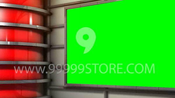 Virtual Studio Sets Virtual Set Green Screen 4K - Elite Presentation GREEN SCREEN 99999Store