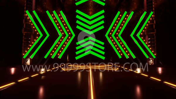 Virtual Set Green Screen 4K - MusicDJ 01 No Table