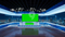 Virtual Set Green Screen 4K - News 100