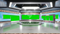 Virtual Set Green Screen 4K - News 110 No Table