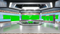 Virtual Set Green Screen 4K - News 110 Table