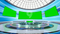 Virtual Set Green Screen 4K - News 121 Table