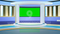 Virtual Set Green Screen 4K - News 125 No Table