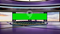 Virtual Set Green Screen 4K - News 127