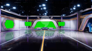 Virtual Set Green Screen 4K - News 128