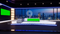 Virtual Set Green Screen 4K - News 133 Table