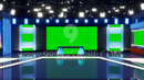 Virtual Studio Sets Virtual Set Green Screen 4K - News 72 GREEN SCREEN FOX 99999Store