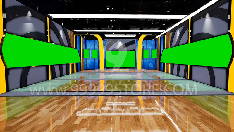 Virtual Set Green Screen 4K - COMBO VOL 40