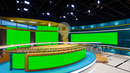 Virtual Set Green Screen 4K - News 85