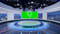 Virtual Set Green Screen 4K - News 86