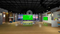 Virtual Set Green Screen 4K - News 89