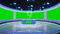 Virtual Set Green Screen 4K - News 93