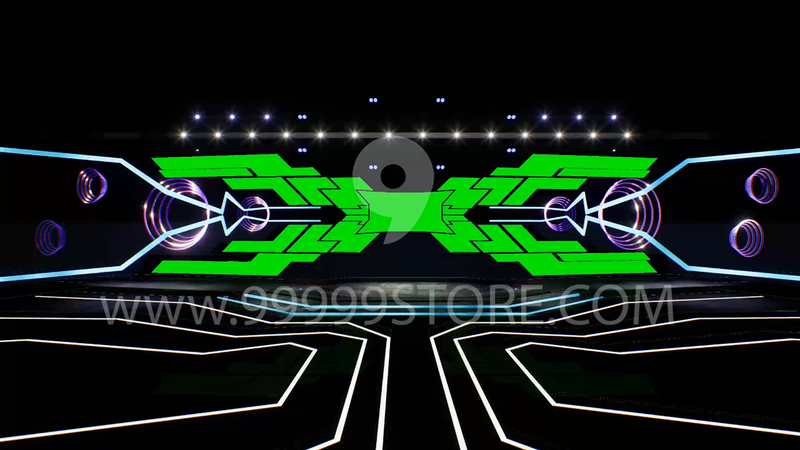 Virtual Set Green Screen 4K - Stage 103