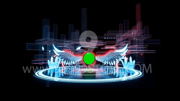 Virtual Set Green Screen 4K - Stage 14