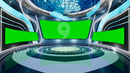 Virtual Set Green Screen 4K - Stage 25