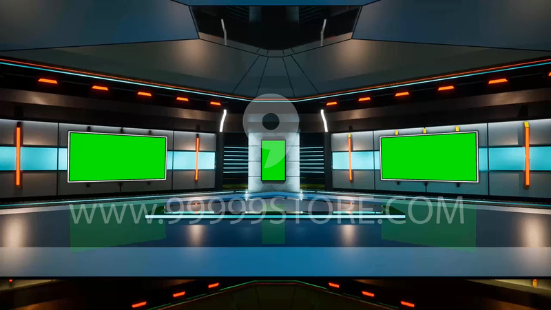 Virtual Set Green Screen 4K - Stage 42