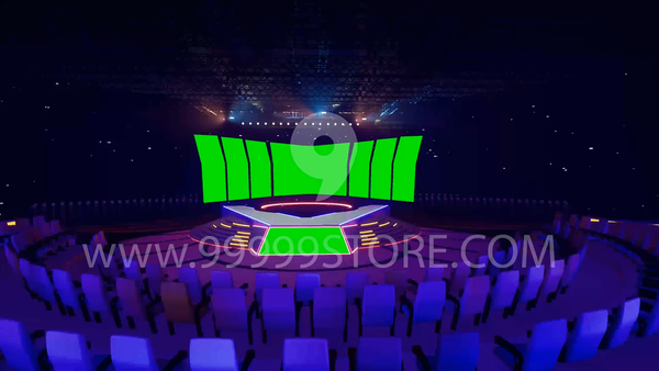 Virtual Set Green Screen 4K - Stage 44