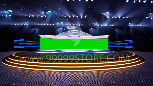 Virtual Set Green Screen 4K - Stage 45