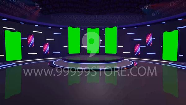 Virtual Set Green Screen 4K - Stage 46
