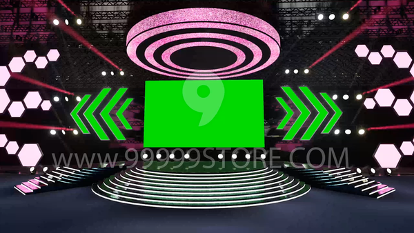 Virtual Set Green Screen 4K - Stage 48