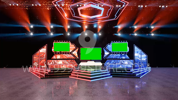 Virtual Set Green Screen 4K - Stage 50