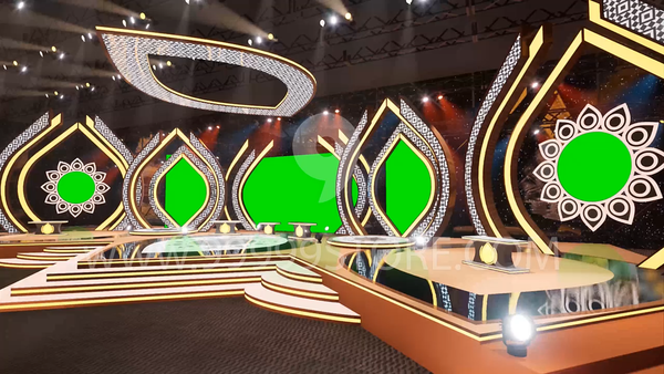 Virtual Set Green Screen 4K - Stage 51