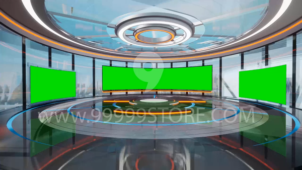 Virtual Set Green Screen 4K - Stage 60