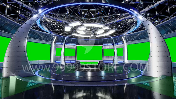 Virtual Set Green Screen 4K - Stage 63 Table