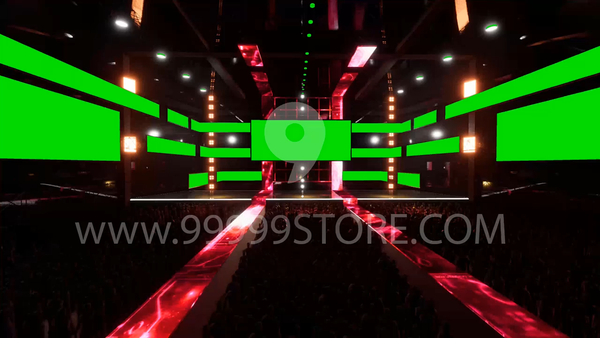 Virtual Set Green Screen 4K - Stage 64
