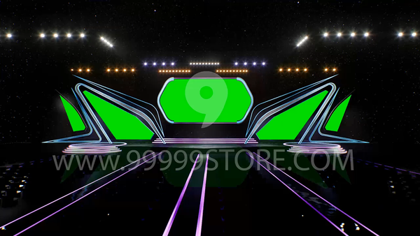 Virtual Set Green Screen 4K - Stage 98