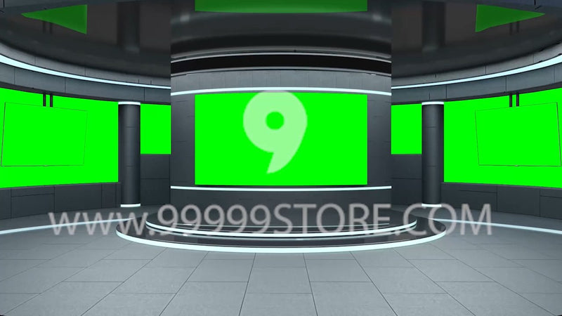 Virtual Studio Sets Virtual Set Green Screen 4K - COMBO VOL 19 GREEN SCREEN 99999Store