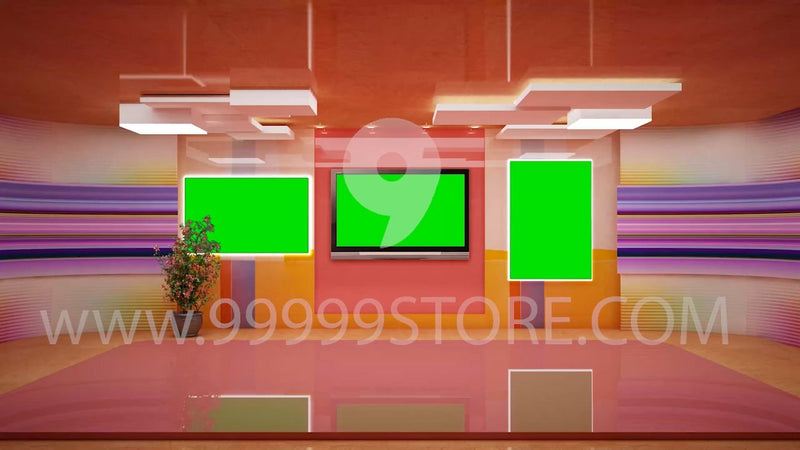 Virtual Studio Sets Virtual Set Green Screen 4K - Beauty 03 GREEN SCREEN 99999Store