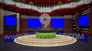 Virtual Studio Sets Virtual Set Green Screen 4K - News 32 GREEN SCREEN 99999Store