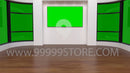 Virtual Studio Sets Virtual Set Green Screen 4K - News 42 GREEN SCREEN 99999Store