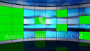 Virtual Studio Sets Virtual Set Green Screen 4K - Talk 11 GREEN SCREEN 99999Store