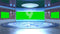 Virtual Studio Sets Virtual Set Green Screen 4K - Talk 20 GREEN SCREEN 99999Store