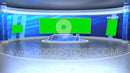 Virtual Studio Sets Virtual Set Green Screen 4K - Weather 02 GREEN SCREEN 99999Store