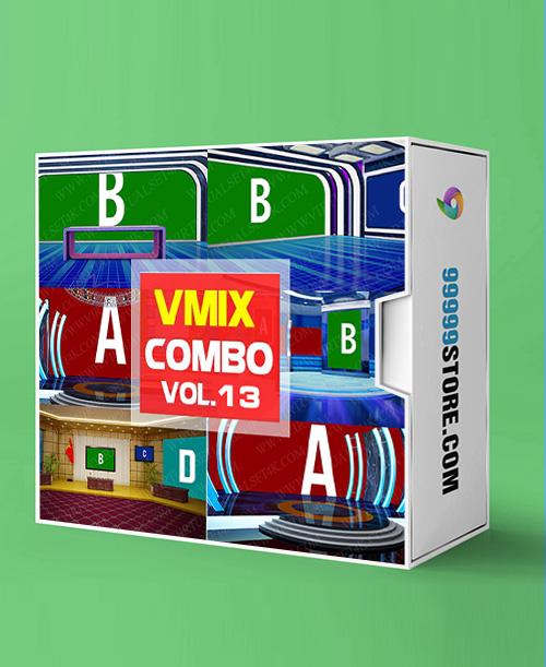Virtual Studio Sets VMIX - COMBO TALK 4K - VOL.13 vMix 99999Store