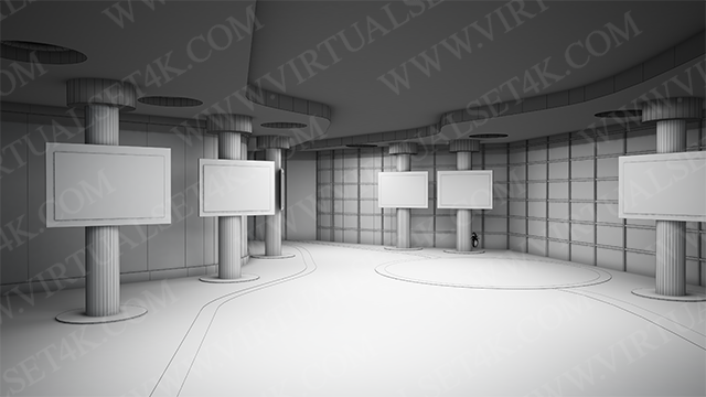Virtual Studio Sets 3DSMAX - 4K TALK 05 3DS MAX 99999Store